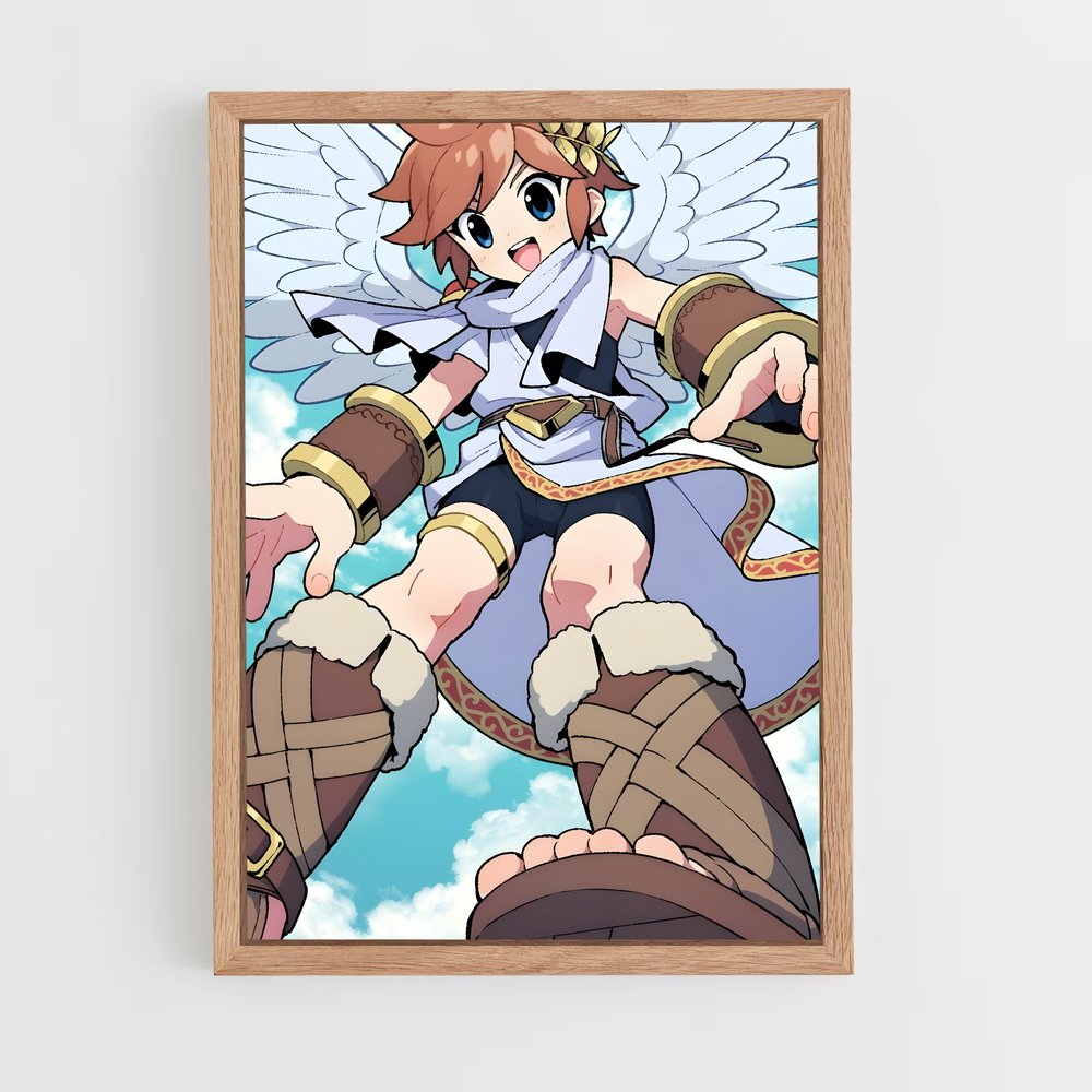 Poster Dark pit ange – affiche Super Smash Bros (vue 4)